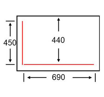 Diagrams of sealing beams position AA-10KG